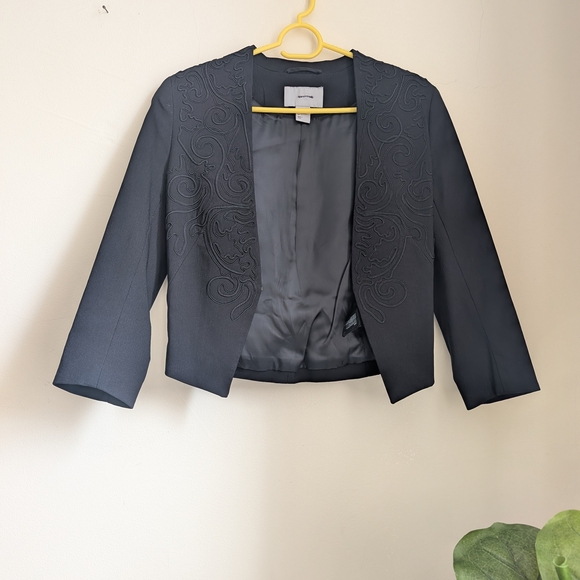 Black Embroidered Jacket - Picture 2 of 5